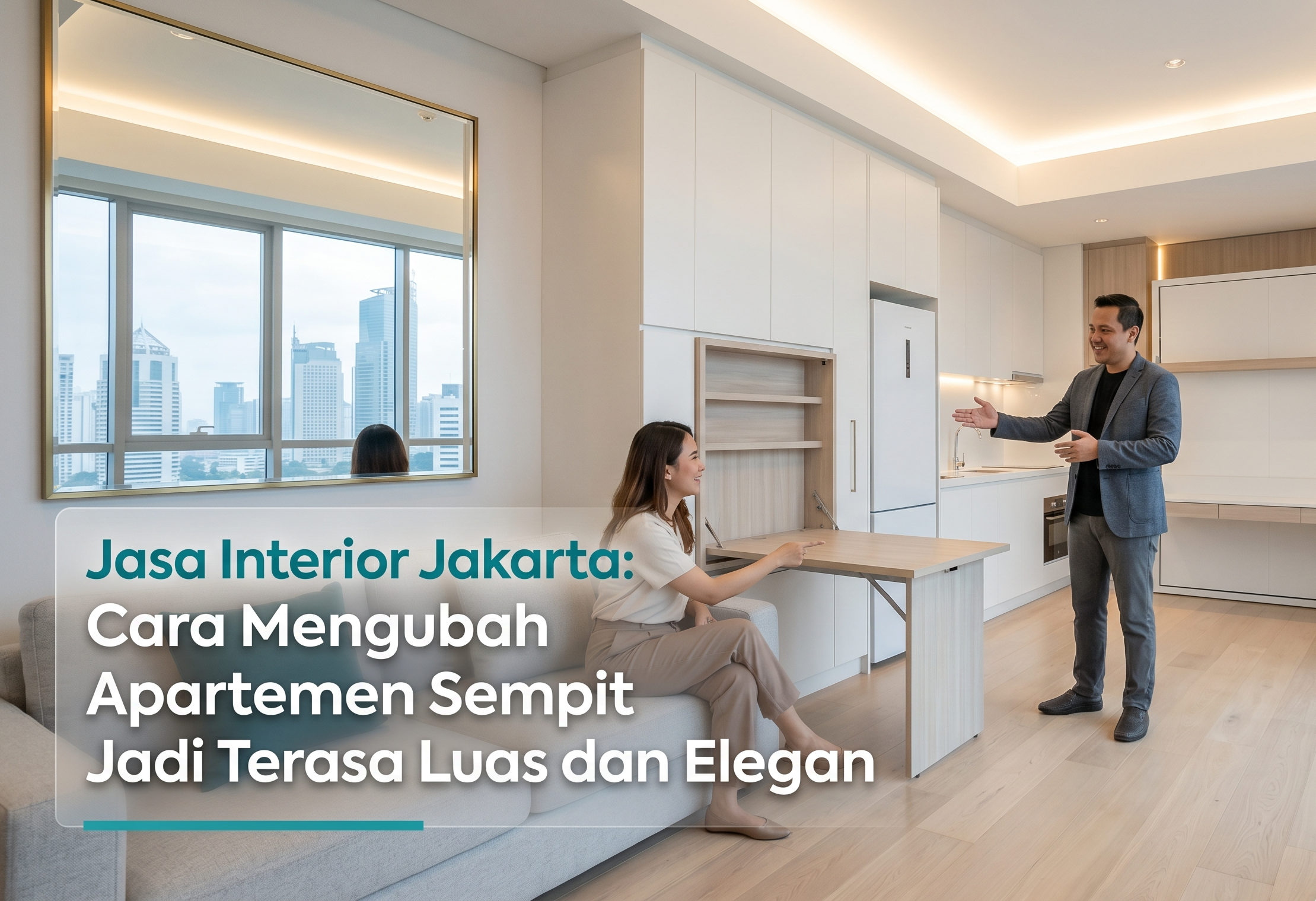 Jasa Interior Jakarta: Cara Mengubah Apartemen Sempit Jadi Terasa Luas dan Elegan
