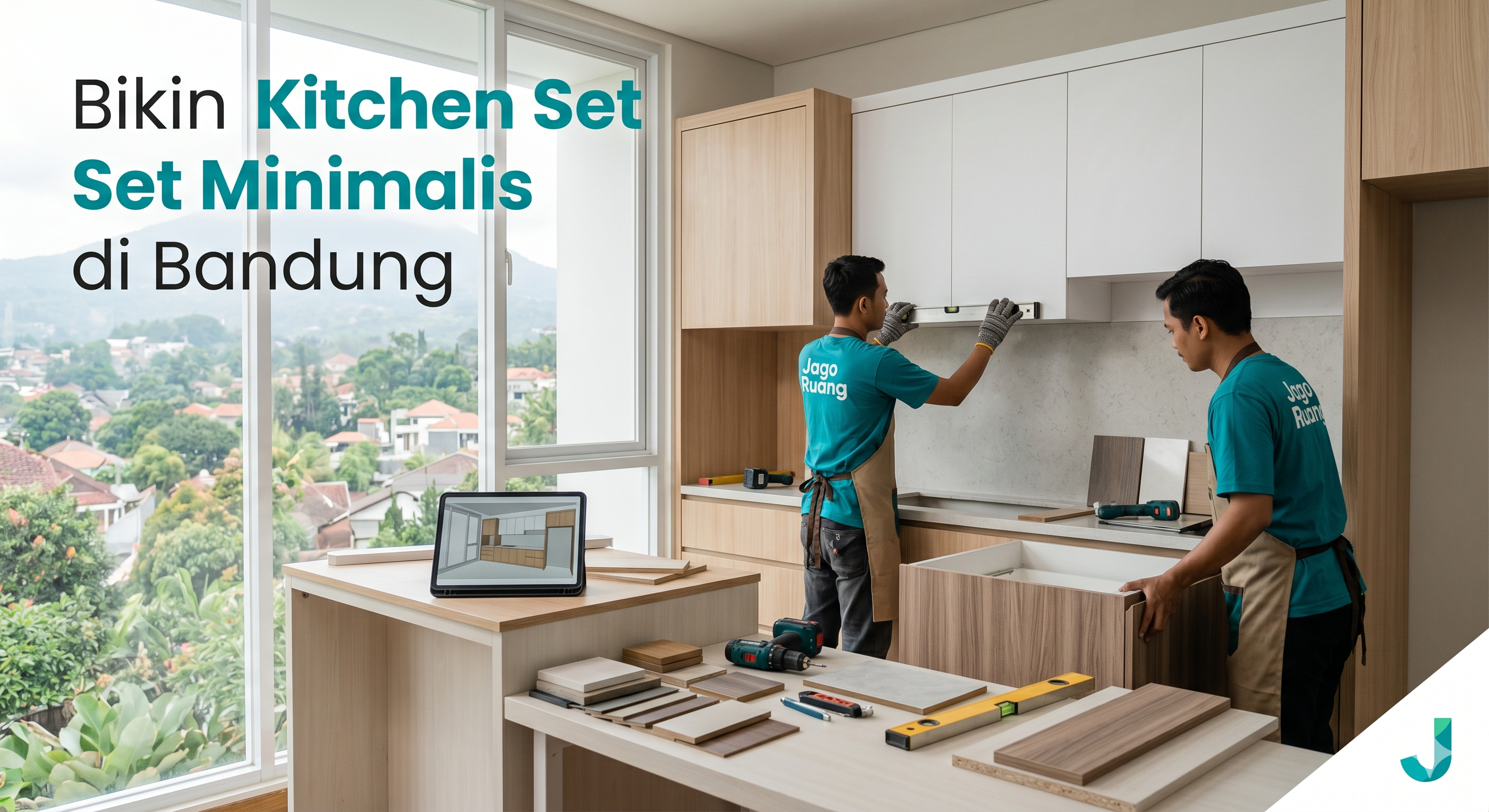 Bikin Kitchen Set Minimalis di Bandung: Solusi Dapur Estetik & Fungsional ala Jago Ruang